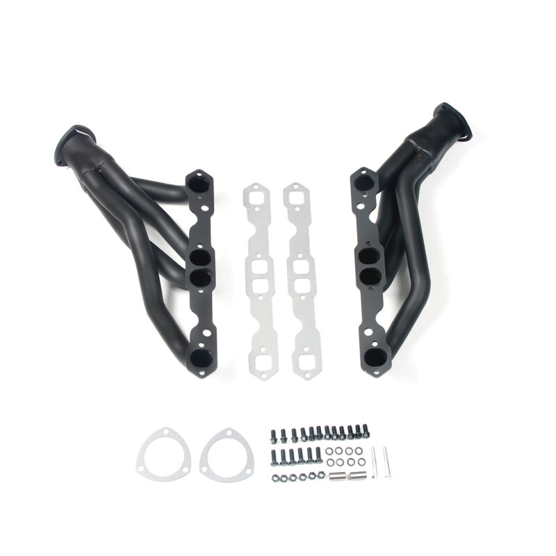 FOR 64-87 CHEVY CHEVELLE El CAMINO MONTE CARLO SMALL BLOCK V8 SHORTY HEADERS - Image 2