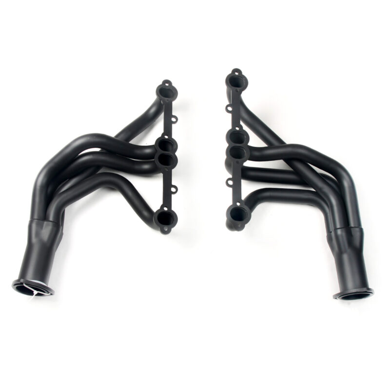 FOR CHEVY CORVETTE 1963-1974 COATED BLACK 1-5/8 MID-LENGTH HEADERS SMALL BLOCK - Image 5