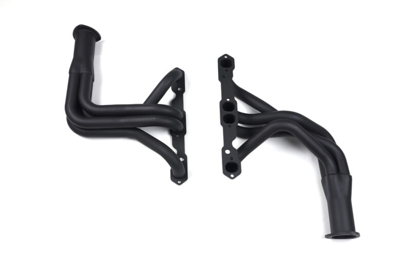 FOR 1955-1974 CORVETTE WITH 265-400 CI V8 ENGINES 1-5/8" LONG TUBE HEADERS BLACK - Image 2