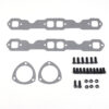 FOR 1955-1974 CORVETTE WITH 265-400 CI V8 ENGINES 1-5/8" LONG TUBE HEADERS BLACK - Image 4