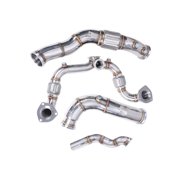FOR AUDI B5 S4 2.7 SINGLE PTE TURBO FLANGE UPGRADE PIPE KIT