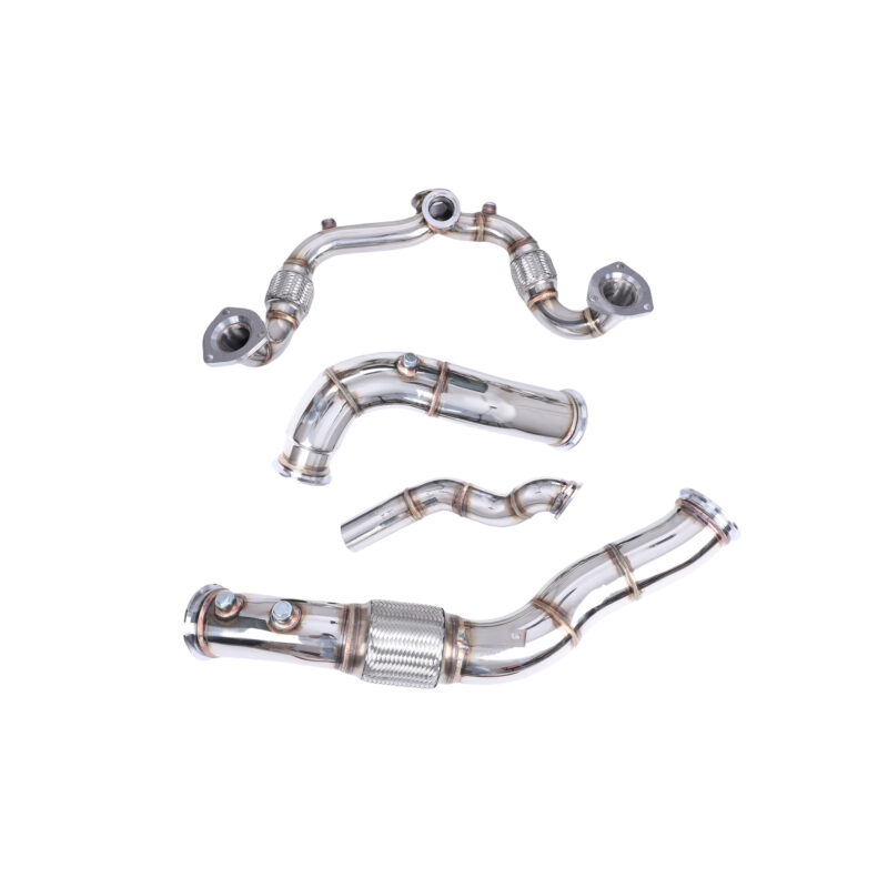 FOR AUDI B5 S4 2.7 SINGLE PTE TURBO FLANGE UPGRADE PIPE KIT - Image 2