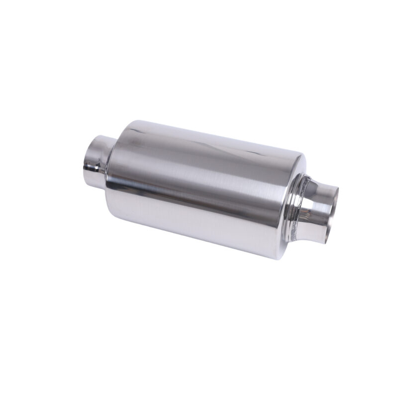 Exhaust Muffler Resonator 3" inch Inlet/Outlet Center Out Stainless Steel - Image 2