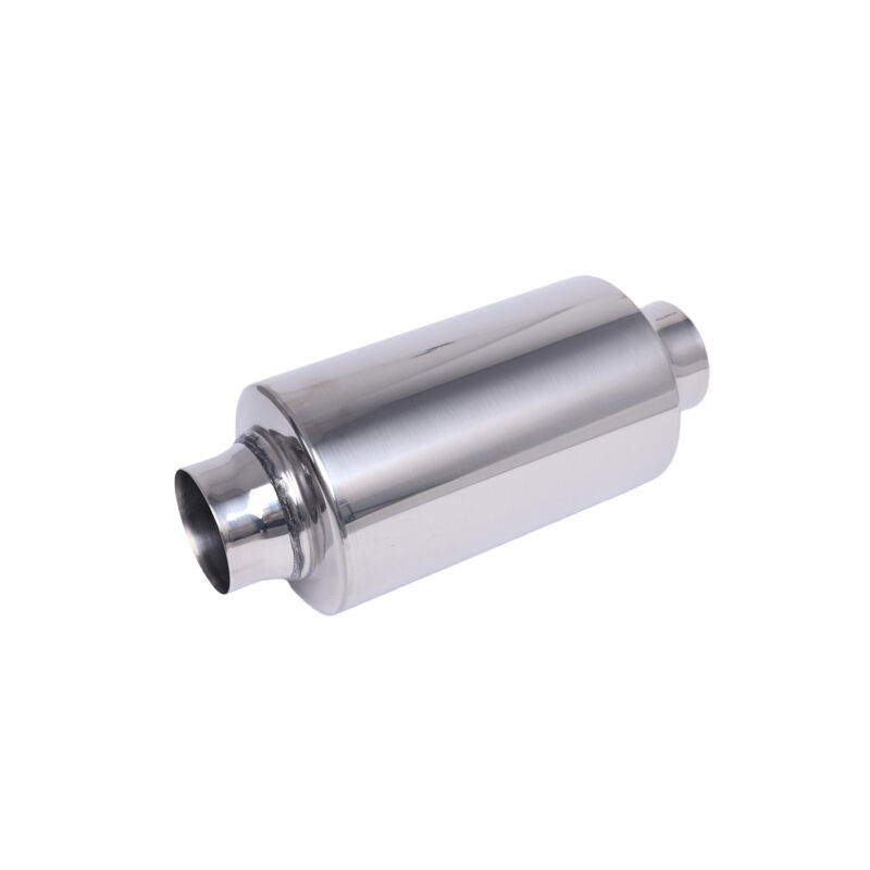 Exhaust Muffler Resonator 3" inch Inlet/Outlet Center Out Stainless Steel - Image 3