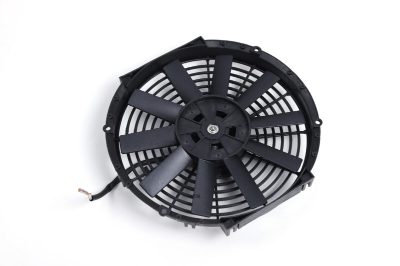 12V 80W UNIVERSAL ELECTRIC RADIATOR SLIM COOLING FAN 12" PULL PUSH ENGINE BAY BK - Image 4